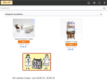 Tablet Screenshot of miniart-puppenstuben.com